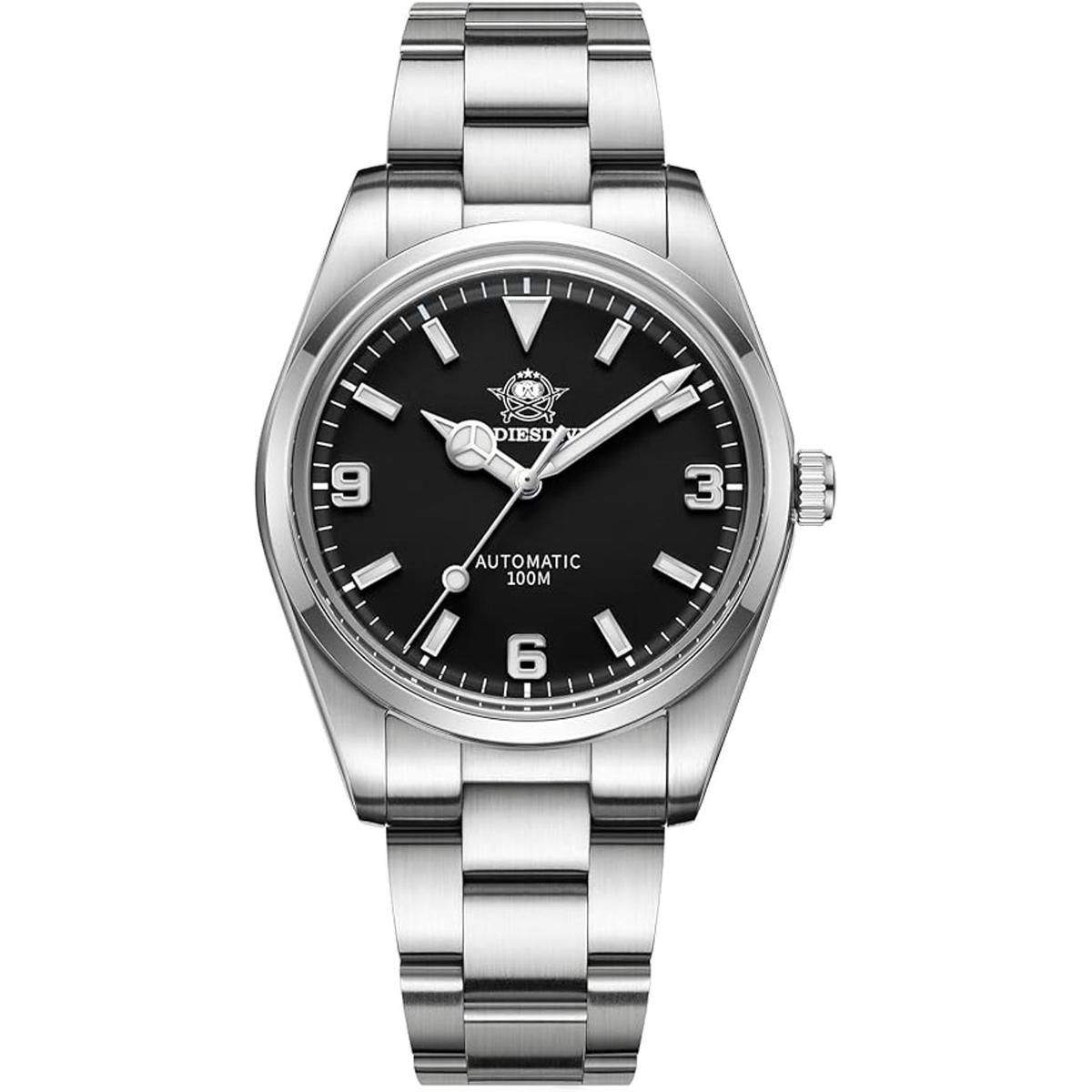 ADDIESDIVE 38mm Small Simple Dial Automatic Watch for Men