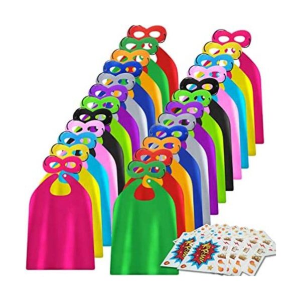 Capas y máscaras de superhéroe 24 juegos para niños con