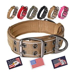 Collar de perro para perros grandes Collar táctico con_1