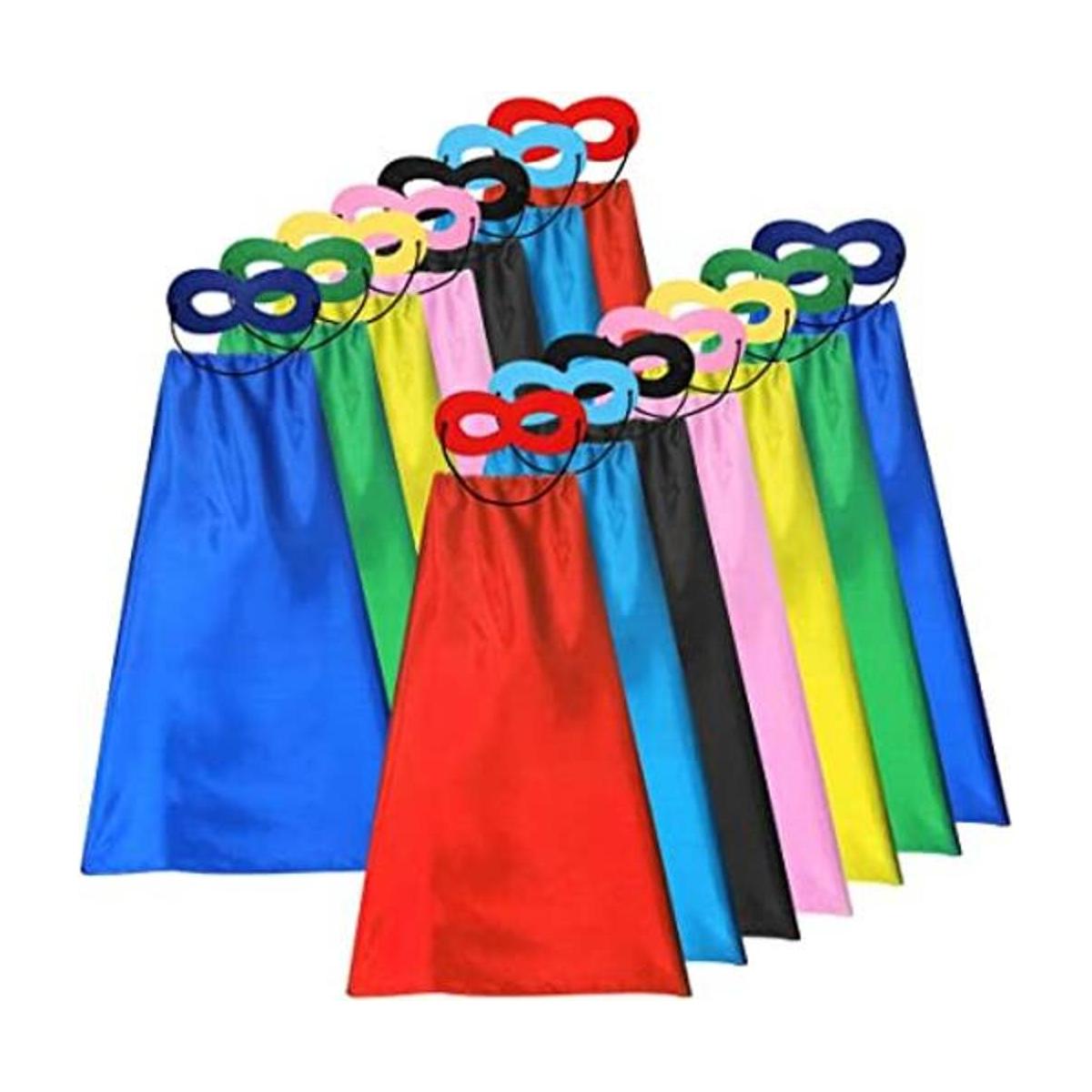 ADJOY Capas y máscaras de superhéroe para niños a granel