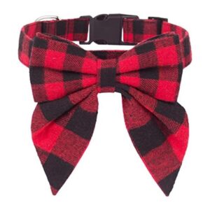 ADOGGYGO Collar de perro de Navidad con lazo ajustable de_1