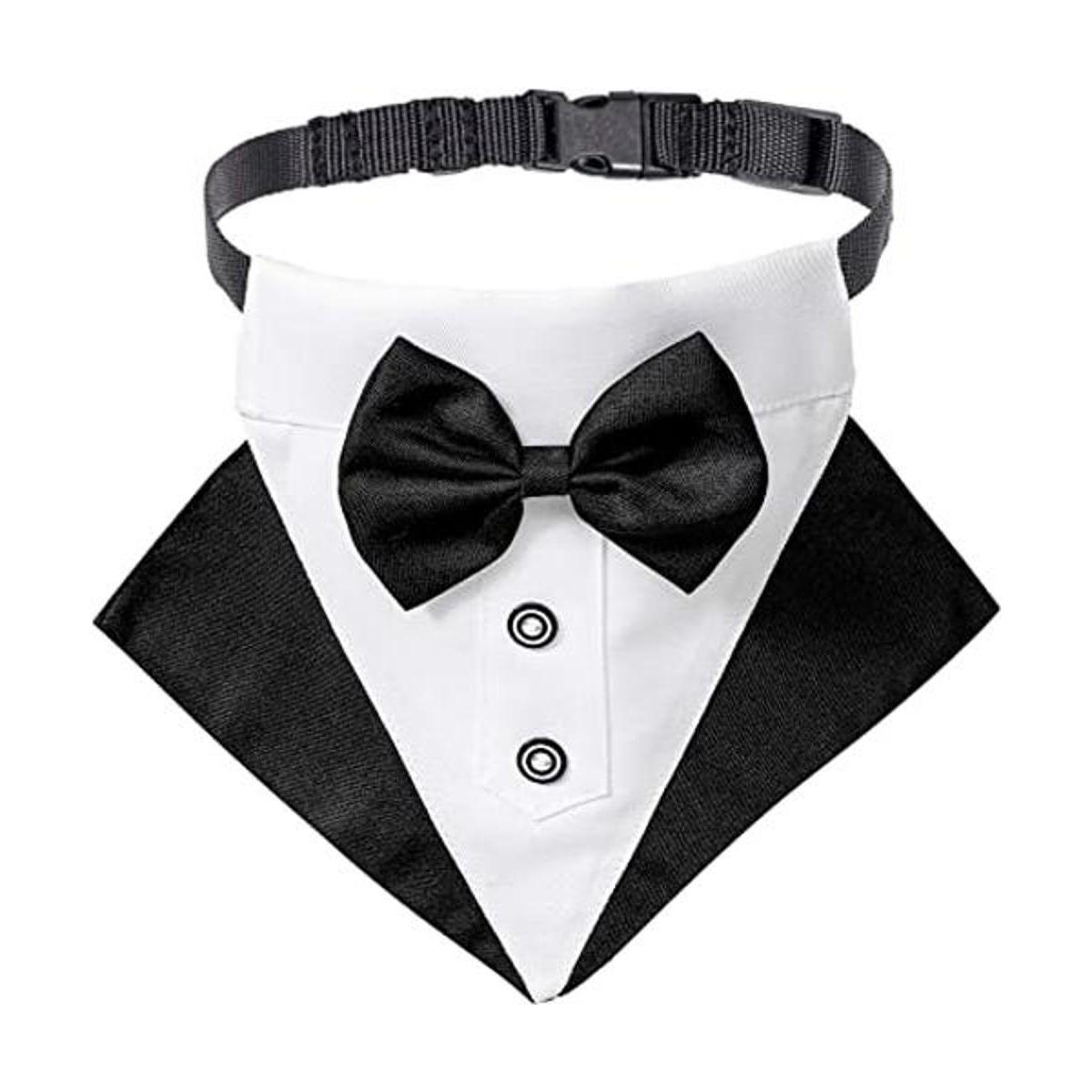ADOGGYGO Bandana formal para perro esmoquin para boda