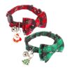 ADOGGYGO Collar de gato de Navidad con bonita campana de_2