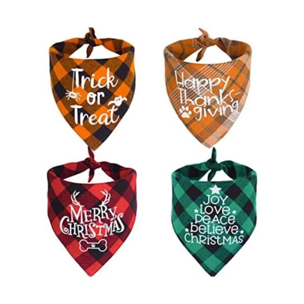ADOGGYGO Pañuelos navideños para perro Halloween Acción_1