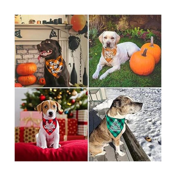 ADOGGYGO Pañuelos navideños para perro Halloween Acción_2