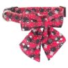 ADOGGYGO Collar de perro de Navidad con corbatín collares