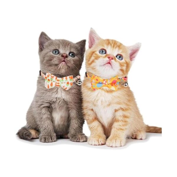 ADOGGYGO Paquete de 2 collares de gato de Pascua con_2
