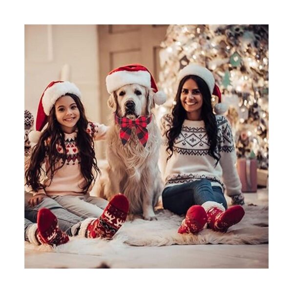 ADOGGYGO Collar de perro de Navidad con lazo ajustable de_3