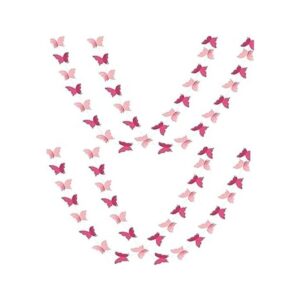 ADLKGG Guirnalda colgante de mariposa para decoración de