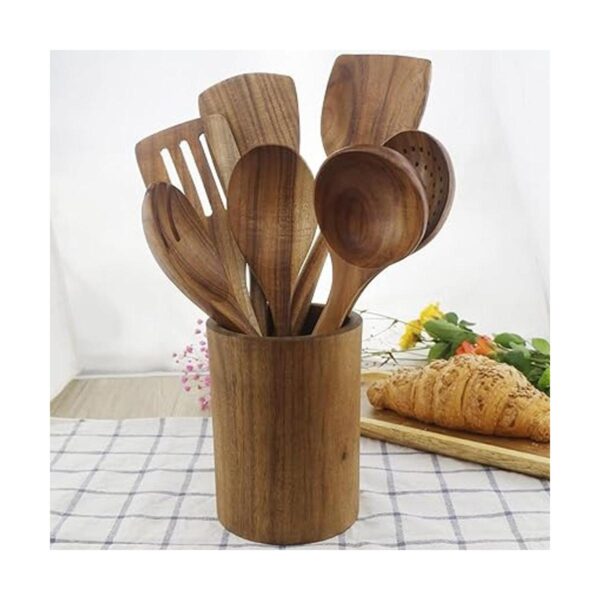 ADLORYEA Cucharas de madera para cocinar juego de_6