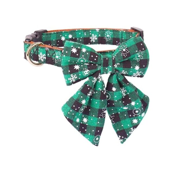 ADOGGYGO Paquete de 2 collares de Navidad para perros con