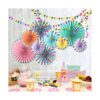 ADLKGG Juego de 8 abanicos de papel para colgar en fiestas_3