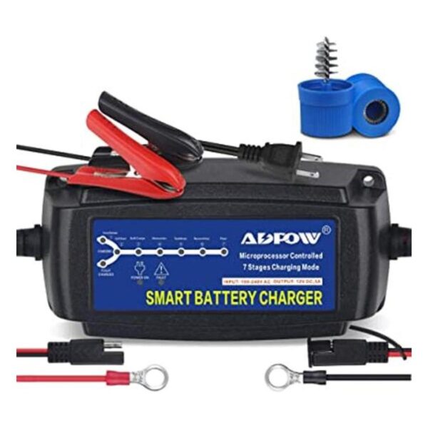ADPOW Cargador de batería inteligente automático de 5 A_1