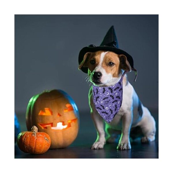 ADOGGYGO Paquete de 2 bandanas de Halloween para perros_2