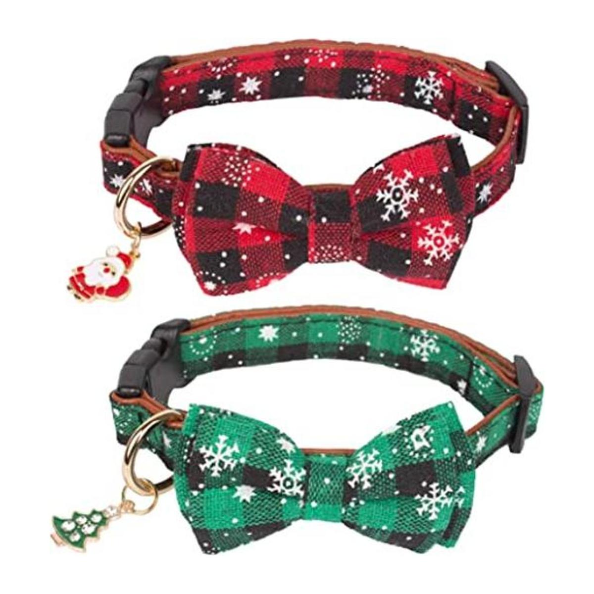 ADOGGYGO Collar de Navidad para perros pequeños medianos