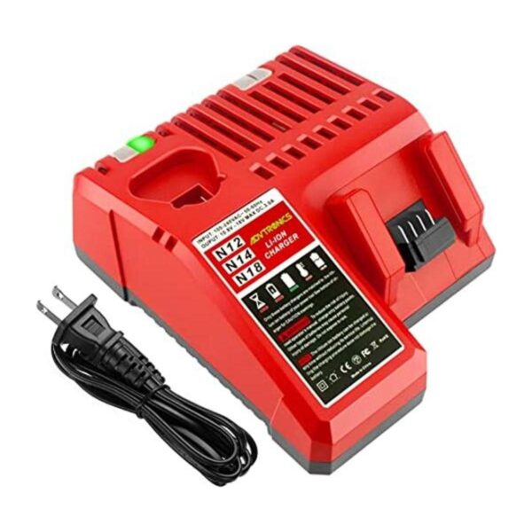 ADVTRONICS M12 M18 Cargador de batería de iones de litio