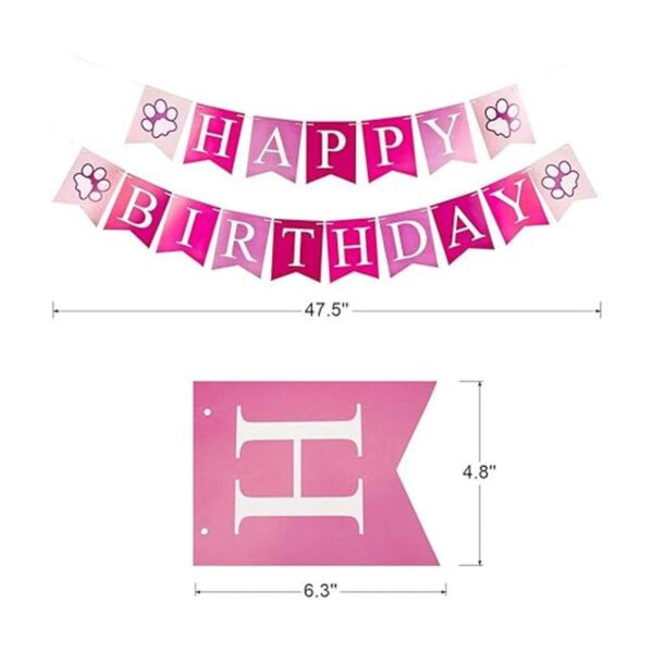 ADOGGYGO Dog Birthday Bandana Girl Birthday Party_6