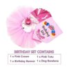 ADOGGYGO Dog Birthday Bandana Girl Birthday Party_4