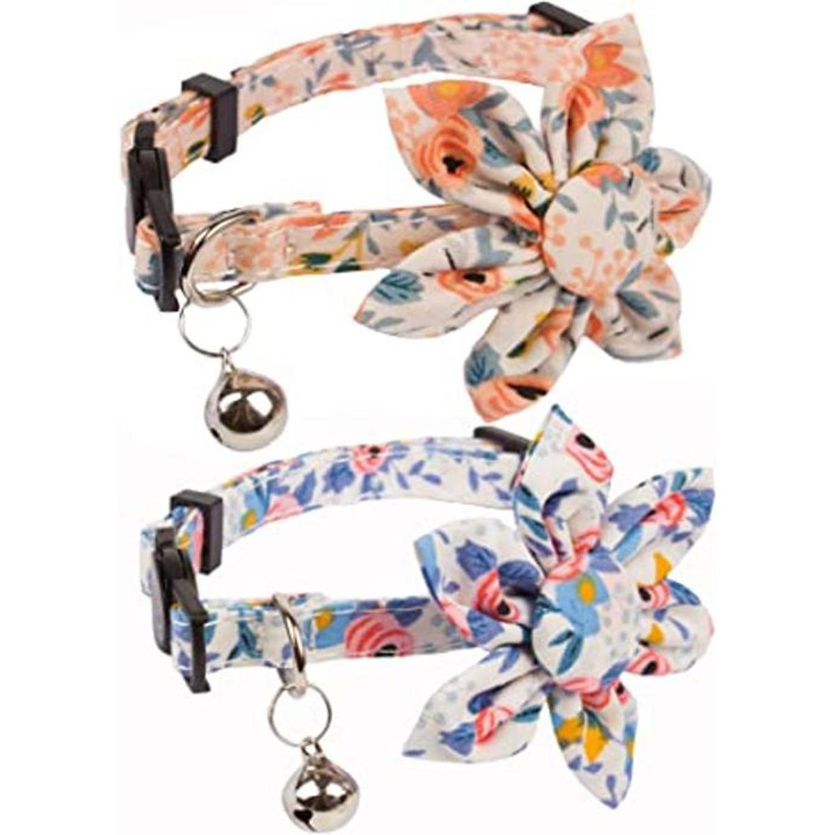 ADOGGYGO Breakaway Collar de gato con campanas paquete
