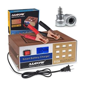 ADPOW Cargador de batería inteligente automotriz 12 V 24_1