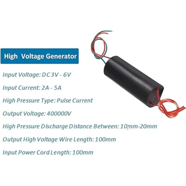 AEDIKO 2 unidades de generador de alto voltaje CC 3v6v a_2