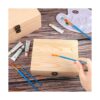 ADXCO Paquete de 3 cajas decorativas de madera sin
