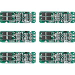 AEDIKO 6 unidades 3S 20A BMS 18650 Liion batería cargador_1