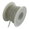 AEAOA 10 yardas hechas a mano con perlas cierre de taza_5