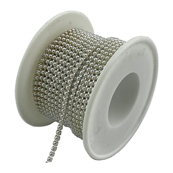 AEAOA 10 yardas hechas a mano con perlas cierre de taza_5