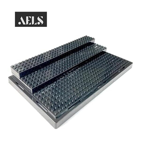 AELS Vitrina acrílica de 3 niveles vitrina a prueba de_4