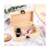 ADXCO Paquete de 3 cajas decorativas de madera sin