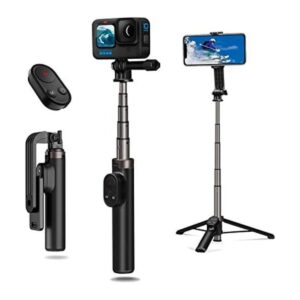 AFAITH Trípode extensible para selfie con control remoto_1