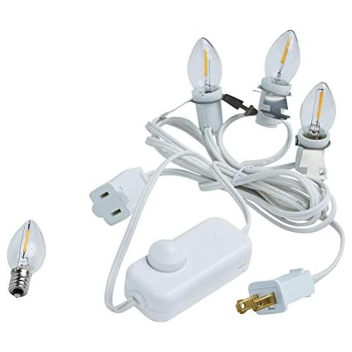 Cable de accesorios LED con tres bombillas cable de 9.8