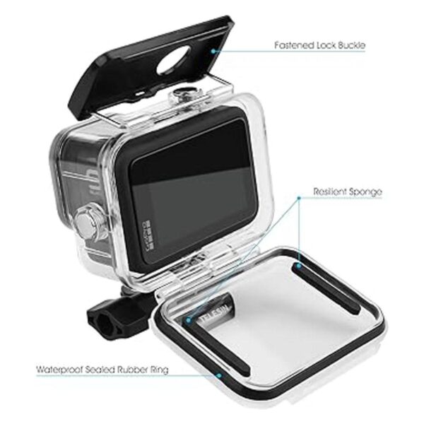 AFAITH Paquete de 3 filtros de buceo funda impermeable_2
