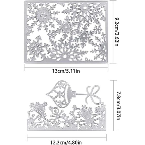AFUNTA 2 troqueles para hacer tarjetas de Navidad