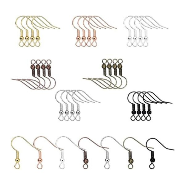 AGCFABS 350 ganchos para aretes de 0.787 x 0.669 in 7