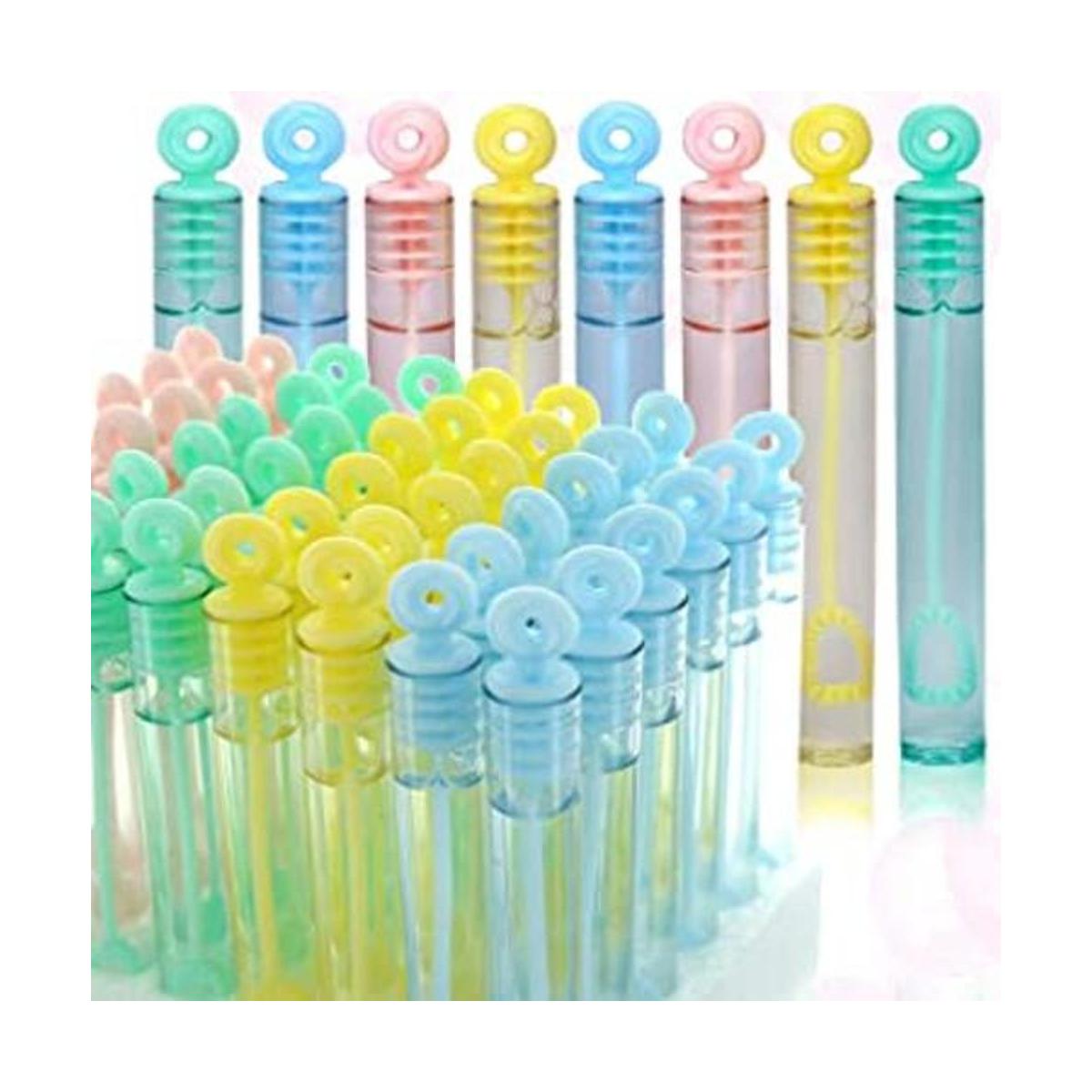 GIFTEXPRESS 48 mini varitas de burbujas de 4.2 pulgadas