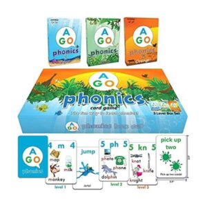 AGO Juego de cartas Phonics juego de caja de 3 niveles._1