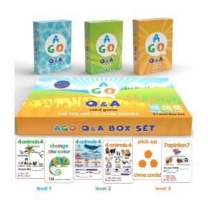 AGO QnA Juego de cartas ESL para aprender inglés 3_1
