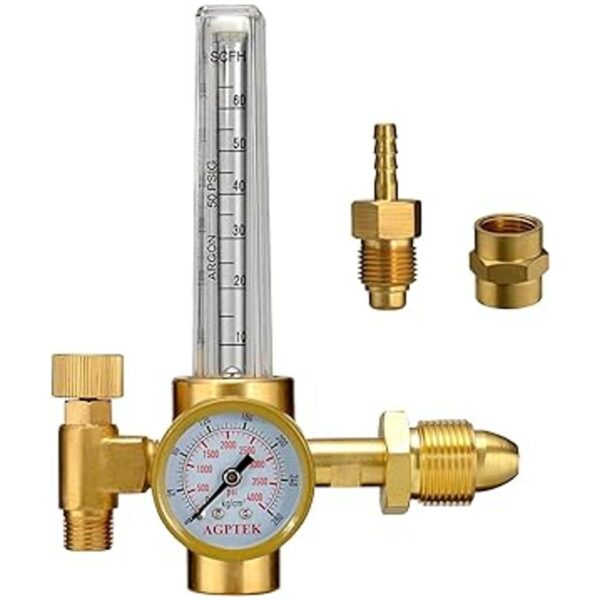 AGPtek Argón MIG TIG de CO2 medidor de flujo regulador