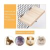 AHANDMAKER Soporte de plataforma para mascotas madera 4
