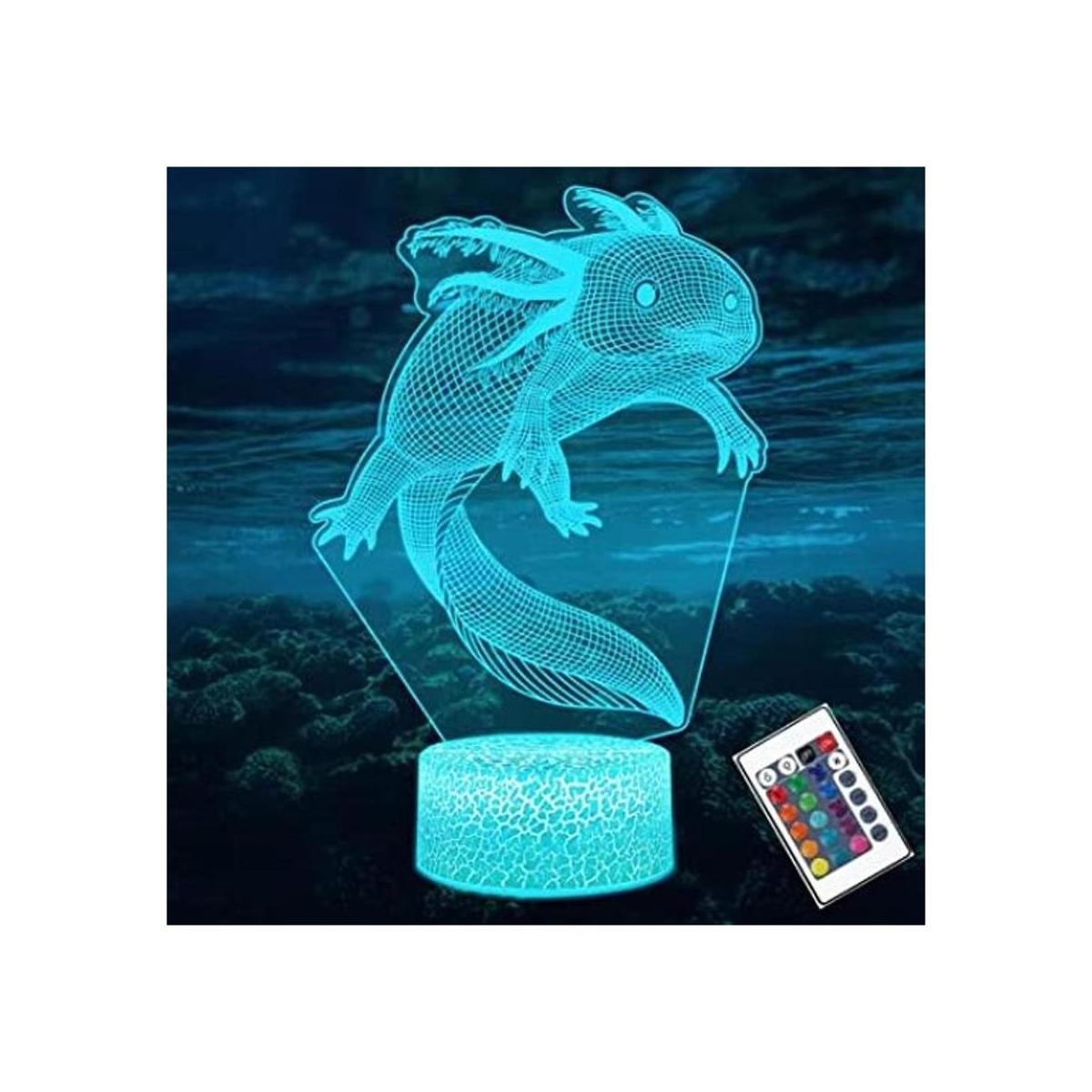Axolotl Luz nocturna para habitación de los niños