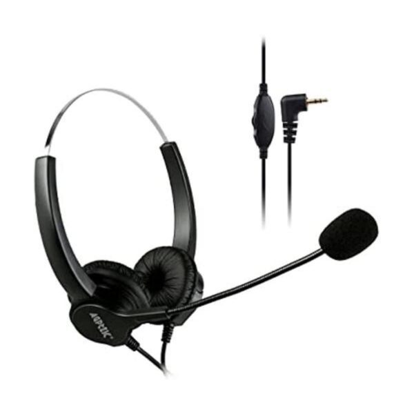 AGPtEK Auriculares de teléfono con centro de llamadas de