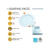 AH Lighting Downlight empotrable de 6 pulgadas regulable_2