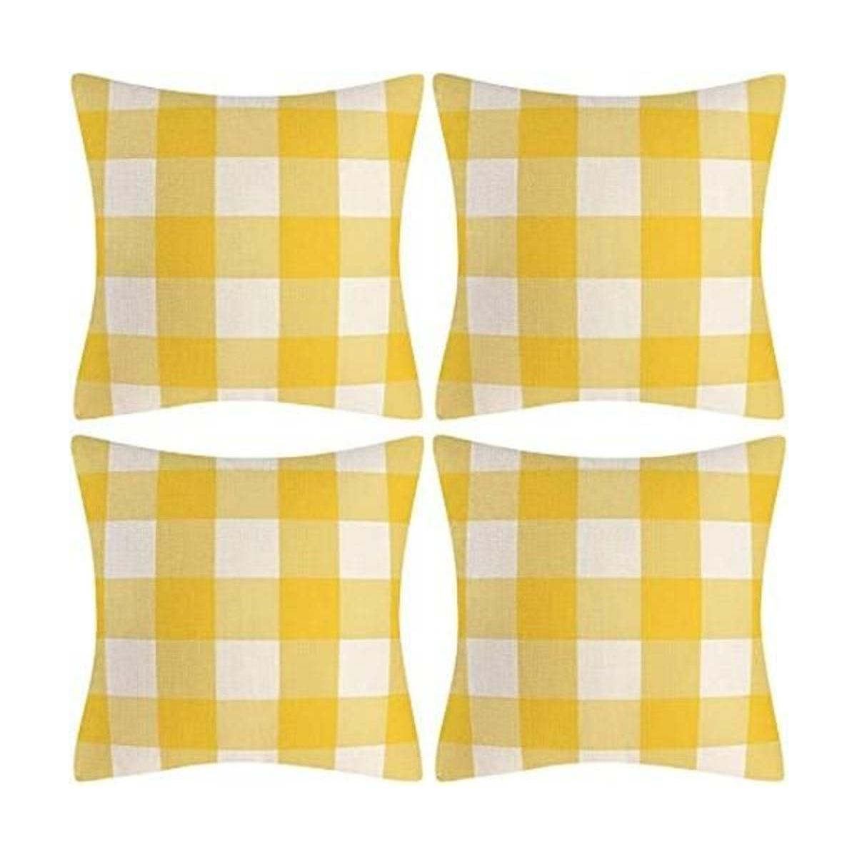 AHAHM Juego de 4 fundas de almohada para sofá 18.0 x