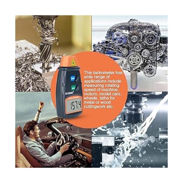 AGPtek Professional Digital Laser Photo Tachometer Non_4