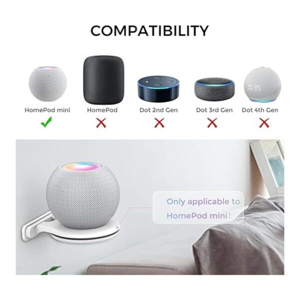 AhaStyle Soporte de pared para altavoz inteligente ABS_2
