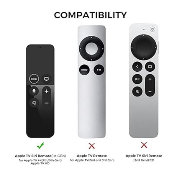 AhaStyle Funda protectora para Apple TV Siri Remote 1_2