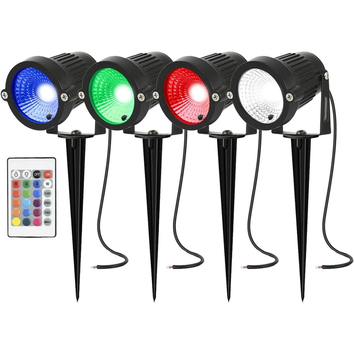 AHSELLUS Luces LED de paisaje de bajo voltaje que cambian