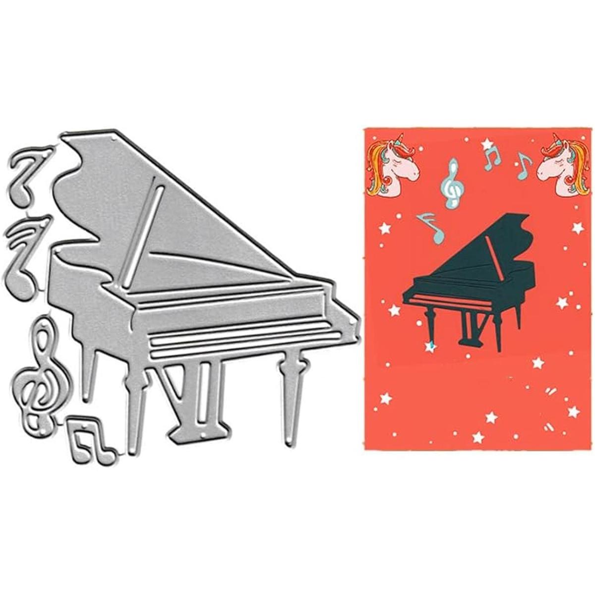 Troqueles de corte de piano troqueles de notas musicales
